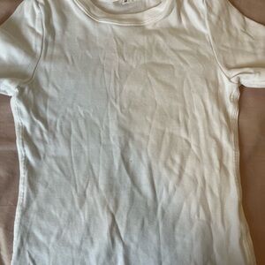 A.L.C. White Short Sleeve Tee